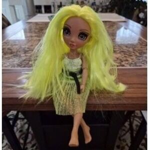 Rainbow High Karma Nichols Doll Series 2 Neon Lime Green Fashion Hair MGA